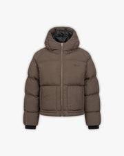 PUFFER JACKET BROWN
