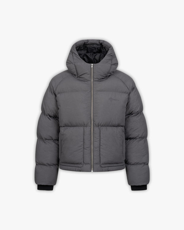 PUFFER JACKET DARK GREY