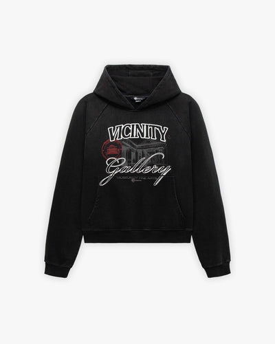GALLERY HOODIE WASHED BLACK