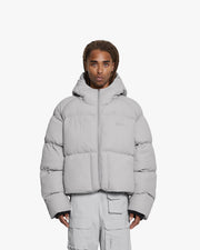 PUFFER JACKET LIGHT GREY