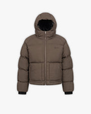 PUFFER JACKET BROWN