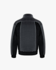 VELOURS TRACK JACKET BLACK