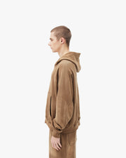 FADED WASH HOODIE BEIGE