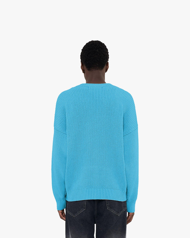 V-LOGO KNITWEAR SKY BLUE
