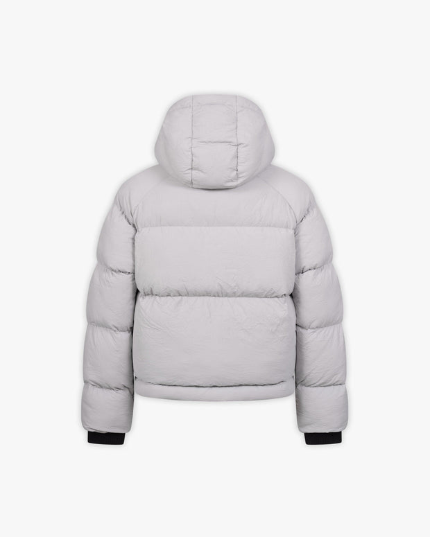 PUFFER JACKET LIGHT GREY
