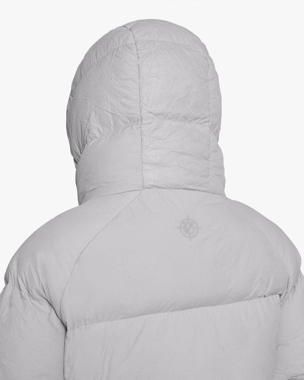 PUFFER JACKET LIGHT GREY
