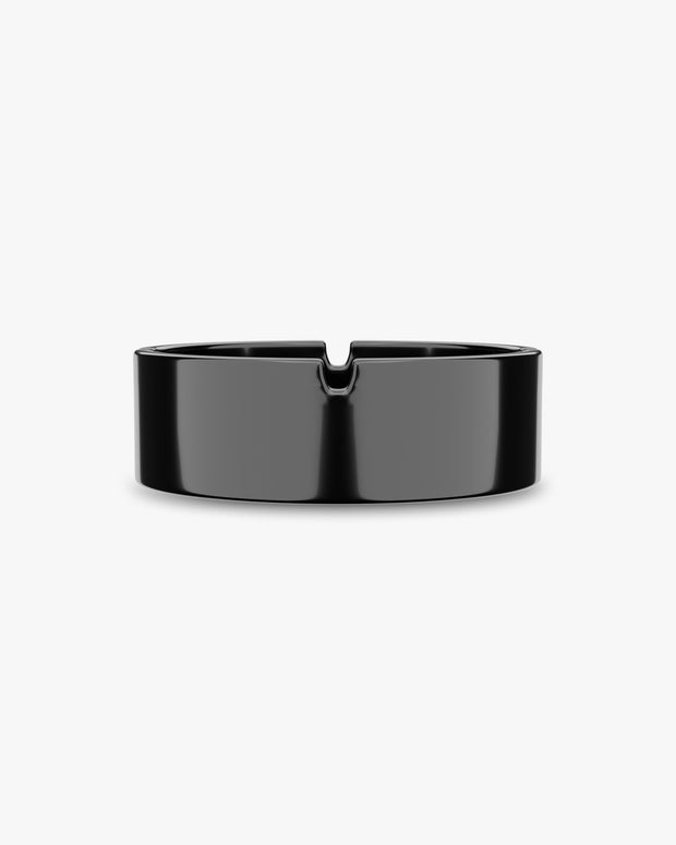 V-LOGO ASHTRAY BLACK