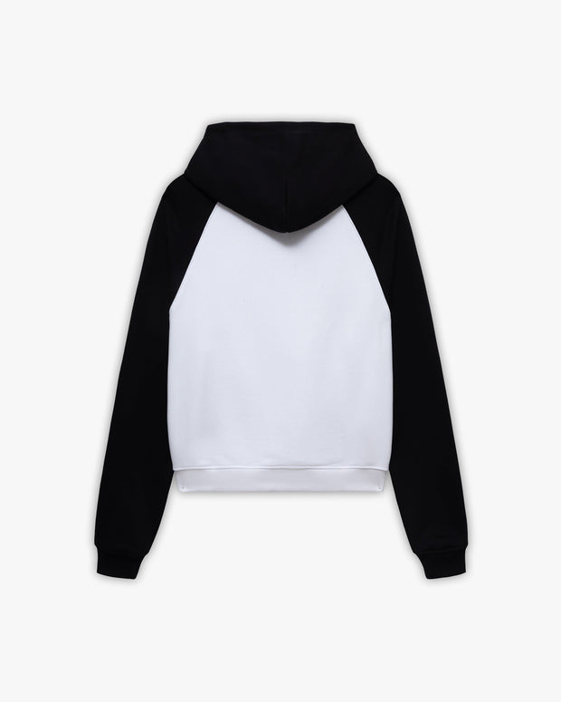 BICOLOR PUBLIC INSTITUTE HOODIE BLACK/WHITE