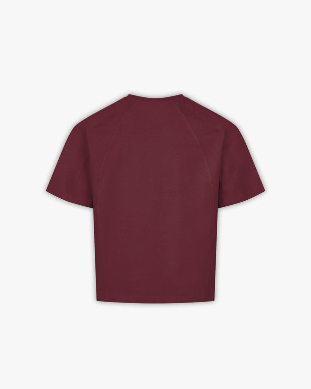 T-SHIRT WINE RED