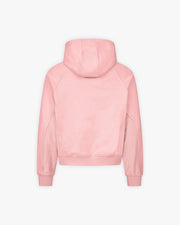 INSIDE OUT ZIP HOODIE PINK