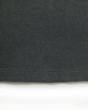 ACID WASHED WAFFLE LONGSLEEVE DARK GREY