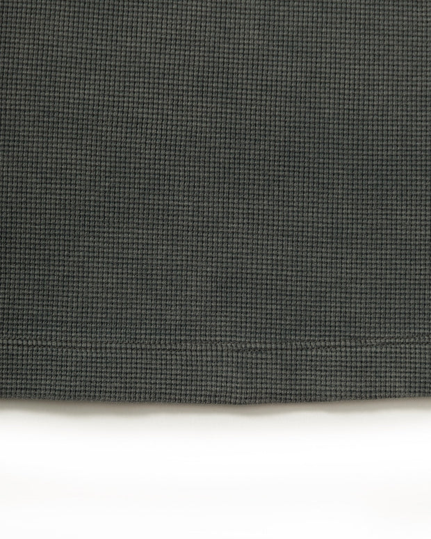 ACID WASHED WAFFLE LONGSLEEVE LIGHT GREY