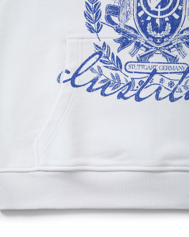INSTITUTE HOODIE WHITE/BLUE