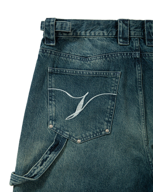 WILD SOUTH DENIM JORTS LAKE
