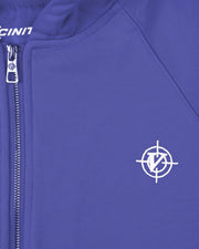 INSIDE OUT ZIP HOODIE OCEAN BLUE