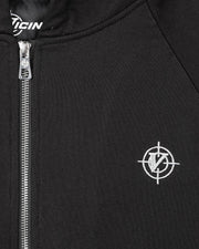INSIDE OUT ZIP HOODIE BLACK