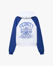INSTITUTE HOODIE WHITE/BLUE