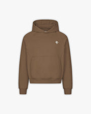 INSIDE OUT HOODIE CHOCOLATE BROWN