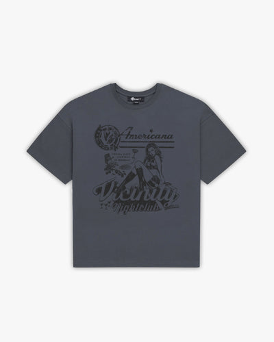 NIGHTCLUB TEE DARK GREY