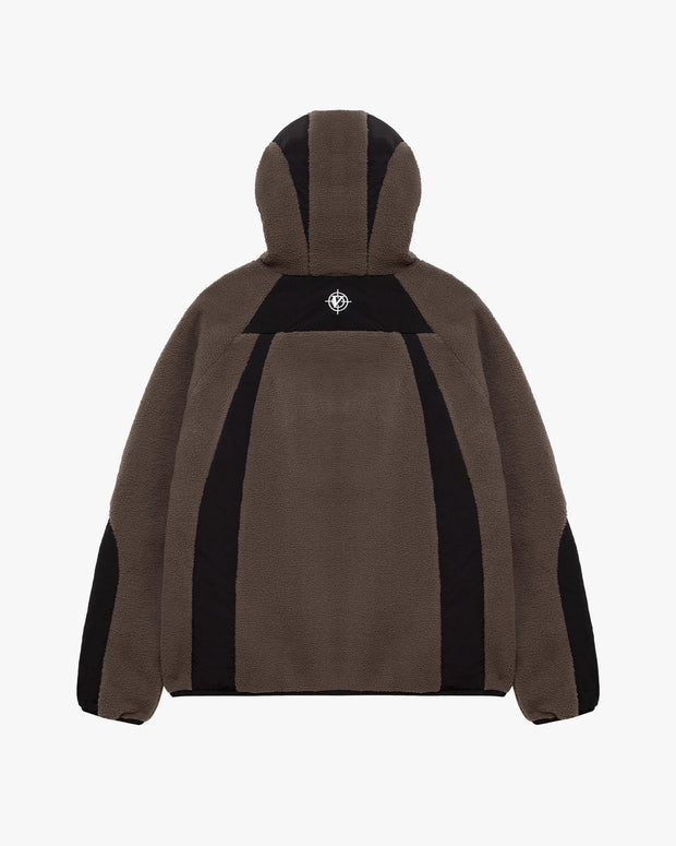 TRAIL FLEECE JACKET BROWN