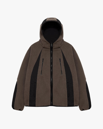 TRAIL FLEECE JACKET BROWN