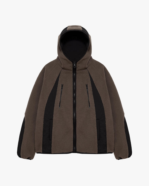 TRAIL FLEECE JACKET BROWN