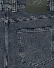 SCRIPT DENIM WASHED BLUE