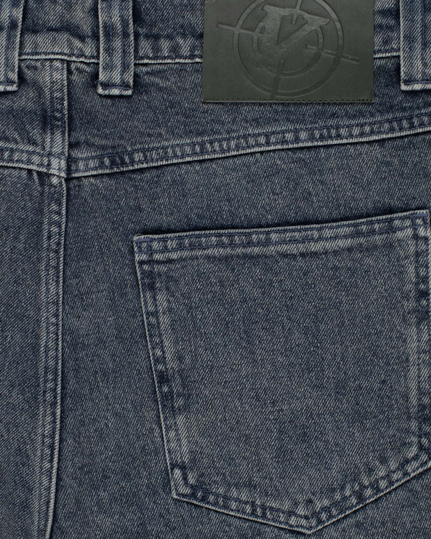 SCRIPT DENIM WASHED BLUE