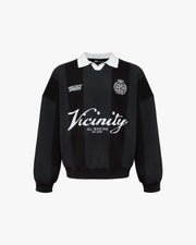 SPORTS TEAM JERSEY KNIT BLACK