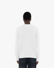 V-LOGO KNITWEAR WHITE