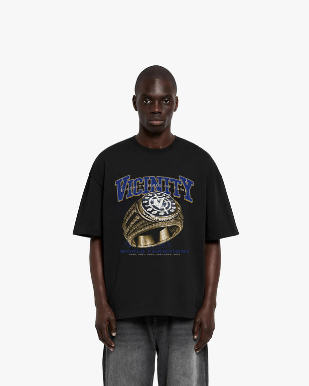 CHAMPION RING TEE BLACK