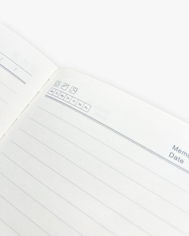 V-LOGO NOTEBOOK BLACK