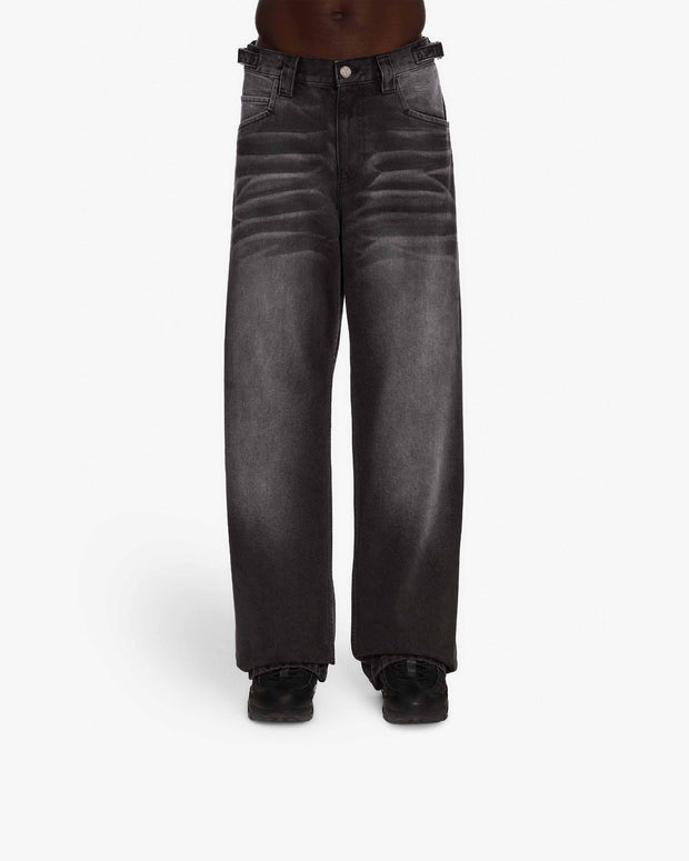 FADED BLACK DENIM