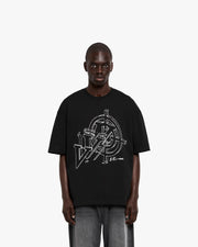 CONSTRUCTION LOGO TEE BLACK