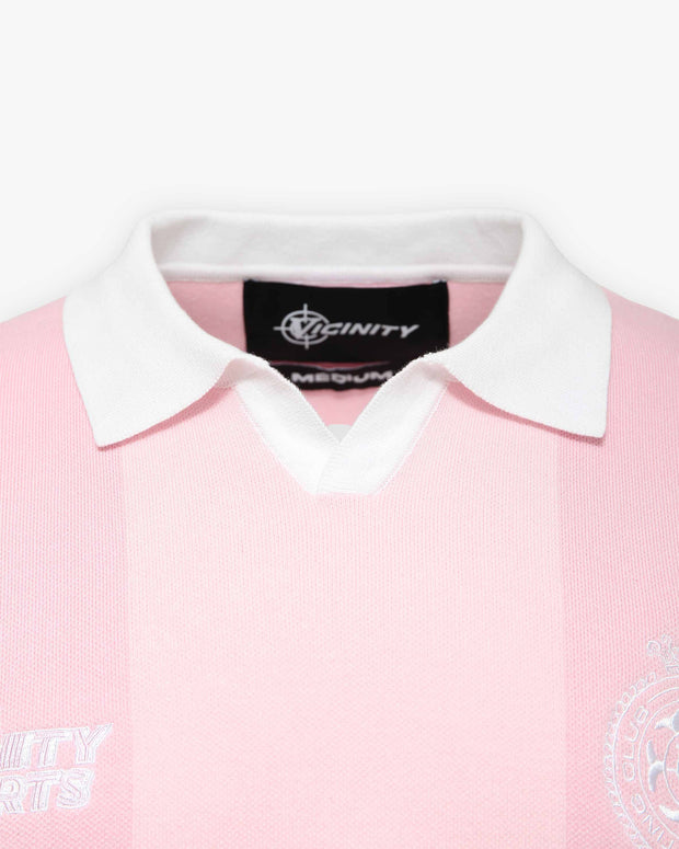 SPORTS TEAM JERSEY KNIT PINK