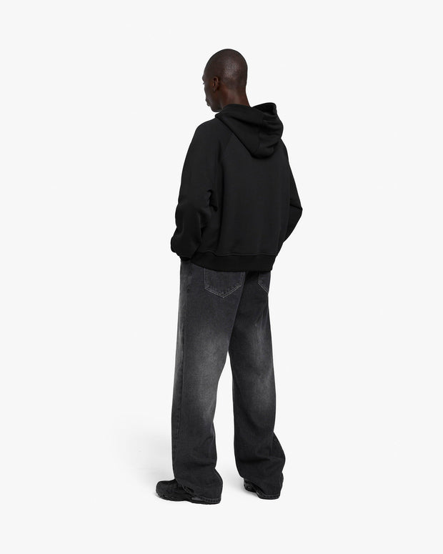 WEB LOGO HOODIE BLACK