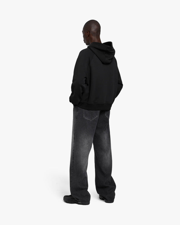 CHROME LOGO HOODIE BLACK