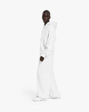 INSIDE OUT ZIP HOODIE WHITE