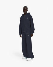 INSIDE OUT ZIP HOODIE NAVY
