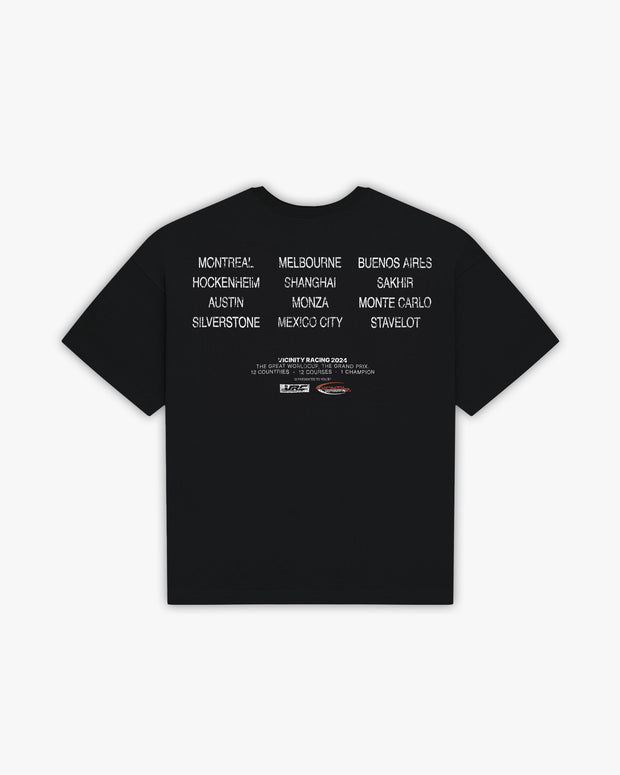 RACING WORLDCUP TEE BLACK
