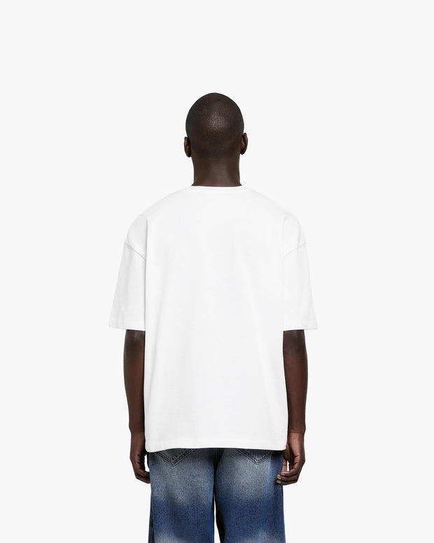 SPLATTER TEE WHITE