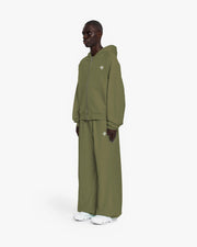 INSIDE OUT ZIP HOODIE KHAKI