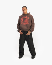 SHOOTING HOUSE HOODIE BROWN