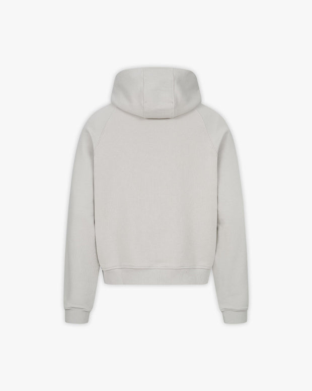 SHOOTING HOUSE ZIP HOODIE LIGHT GREY