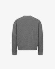 V-LOGO KNITWEAR DARK GREY