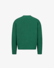 V-LOGO KNITWEAR GREEN