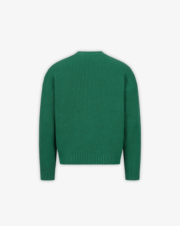 V-LOGO KNITWEAR GREEN