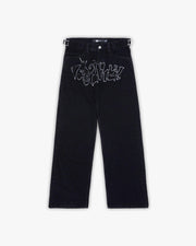 CHENILLE HAVOC DENIM BLACK / WHITE