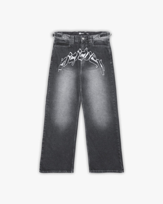 OUTLINED MIRAGE DENIM GREY / WHITE