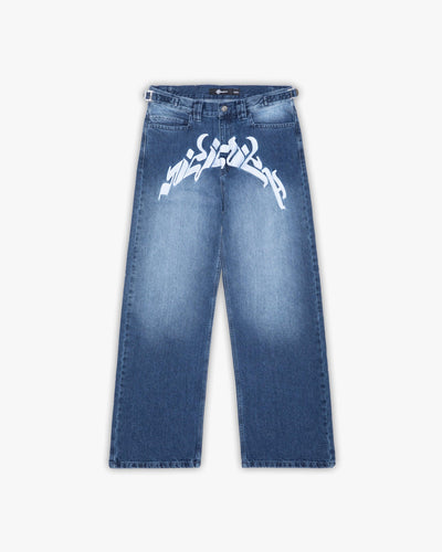 MIRAGE DENIM DARK BLUE / WHITE